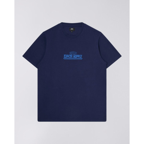 T-Shirt Homme Edwin SHOW SOME LOVE Bleu Marine Cloane Vannes I033503 0DM