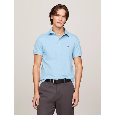 Polo Homme Tommy Hilfiger COLLECTION 1985 Bleu Ciel Cloane Vannes MW0MW17771