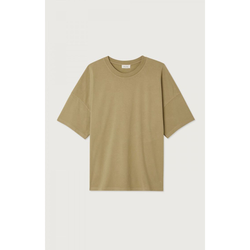 T-Shirt AMERICAN VINTAGE Homme FIZVALLEY Beige Cloane Vannes MFIZ02A