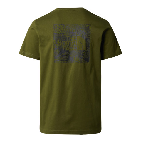 T-Shirt Homme The North Face REDBOX CELEBRATION Vert Cloane Vannes NF0A87NV