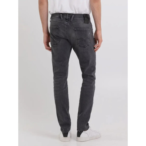 Jean Homme REPLAY JEANS ANBASS HYPERFLEX Noir Cloane Vannes M914Y 661ORB2 097