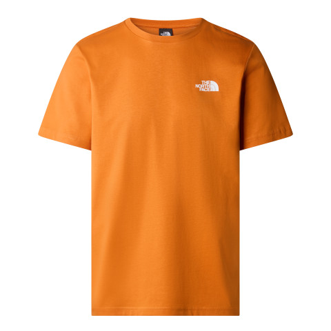 T-Shirt Homme The North Face REDBOX Orange Cloane Vannes NF0A87NP