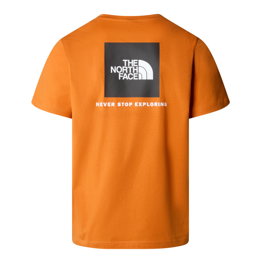 T-Shirt Homme The North Face REDBOX Orange Cloane Vannes NF0A87NP
