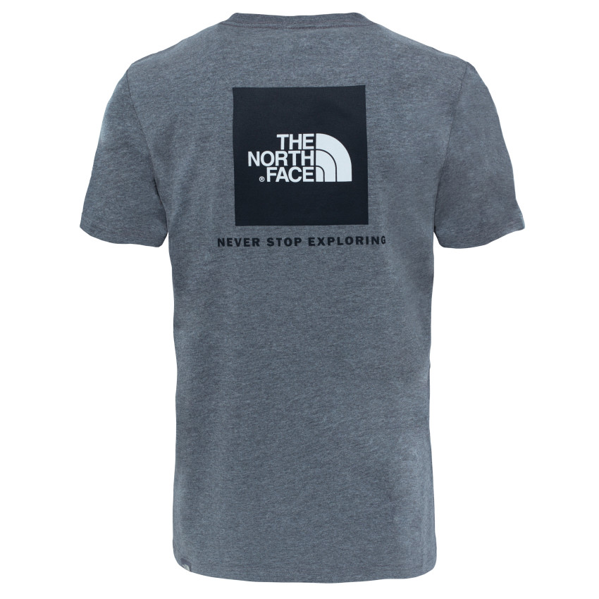 T-Shirt The North Face Homme REDBOX Gris Cloane Vannes NF0A2TX2