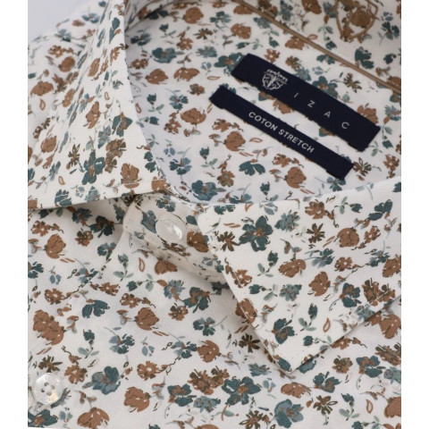 Chemise Homme IZAC MARTEL Blanc Cloane Vannes CHVE24MARTEL