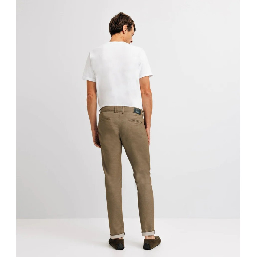 Pantalon Chino Izac Homme PARAI Kaki Cloane Vannes PCE24PARAI