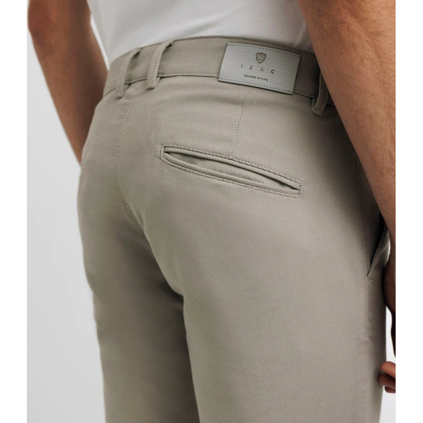 Pantalon Chino Izac Homme PARAI Gris Cloane Vannes PCE24PARAI