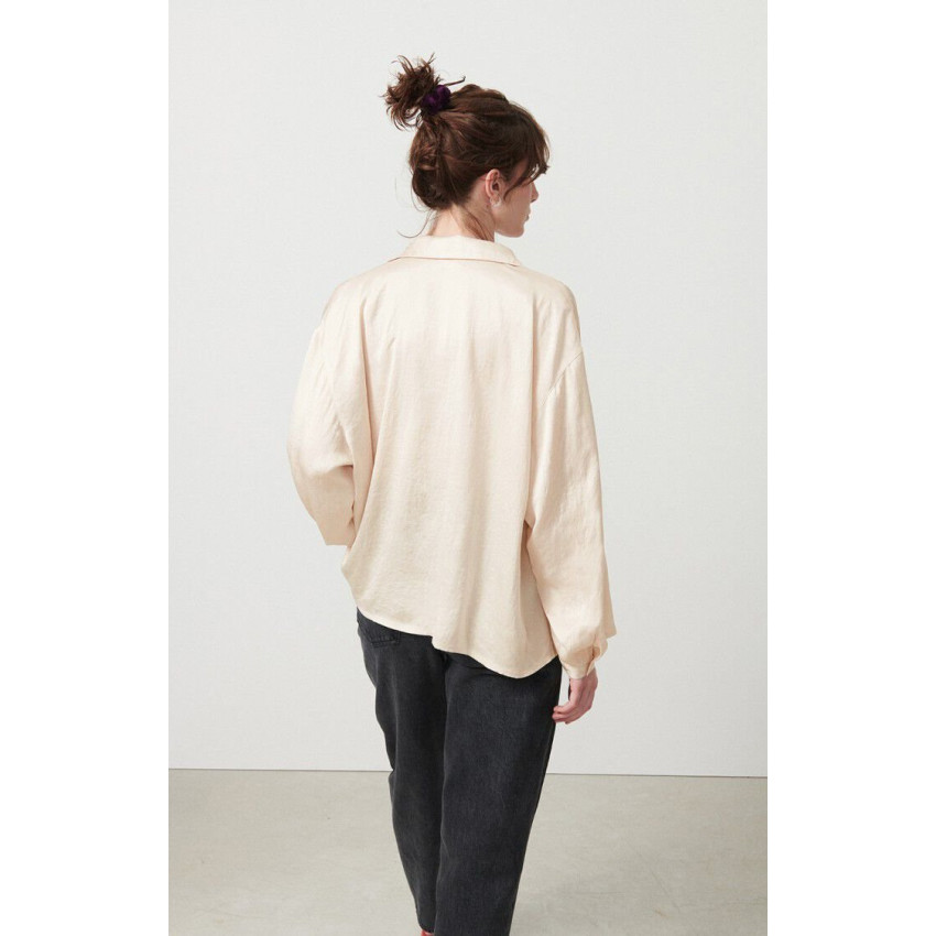 Chemisier American Vintage Femme WIDLAND Ecru Cloane Vannes