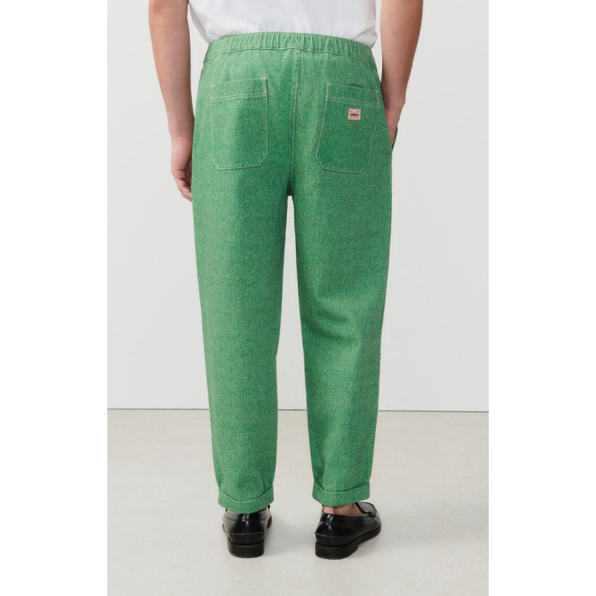 Pantalon American Vintage Homme TINEBOROW Vert Cloane Vannes