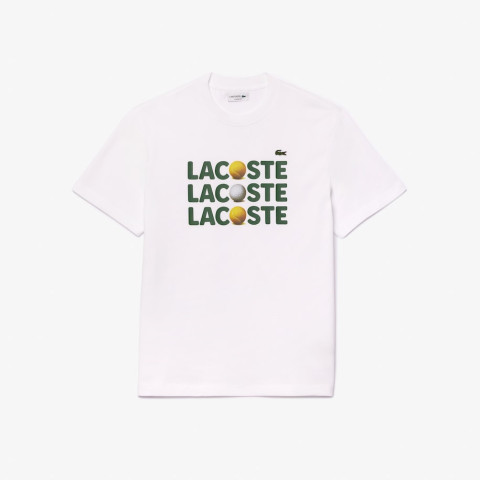 T-shirt Homme Lacoste TENNIS Blanc Cloane Vannes