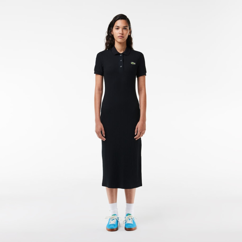 Robe Polo Femme Lacoste SLIM FIT Noir Cloane Vannes