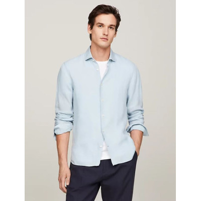 Chemise Homme Tommy Hilfiger GMD SOLID Bleu ciel Cloane Vannes MW0MW34640C1Y