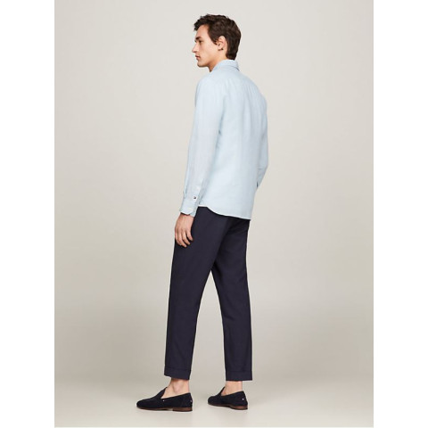 Chemise Homme Tommy Hilfiger GMD SOLID Bleu ciel Cloane Vannes MW0MW34640C1Y