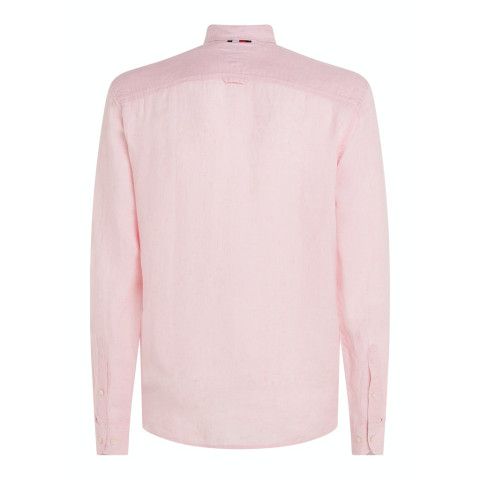 Chemise en lin Homme PIGMENT DYED Rose Cloane Vannes MW0MW34602TJF