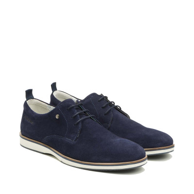 Derbies velours Redskins Shoes Homme PARLANT Bleu marine Cloane Vannes RK44103