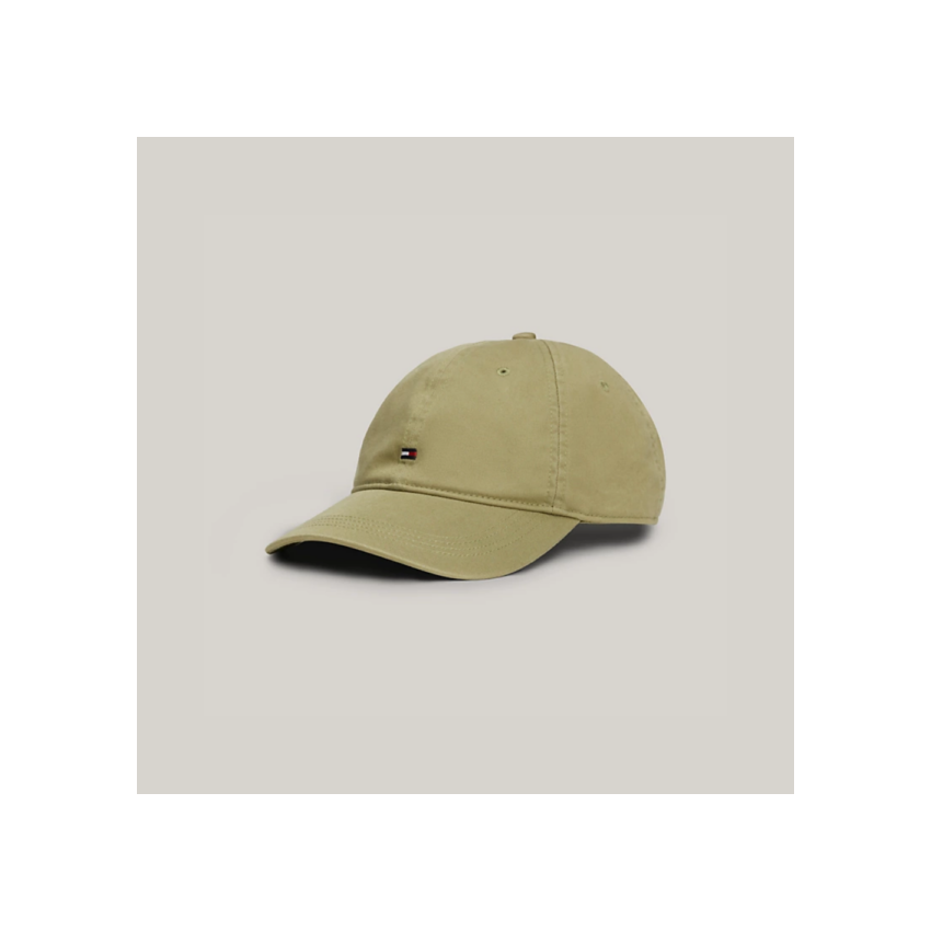 Casquette Homme Tommy Hilfiger FLAG Kaki Cloane Vannes AM0AM12303L9F