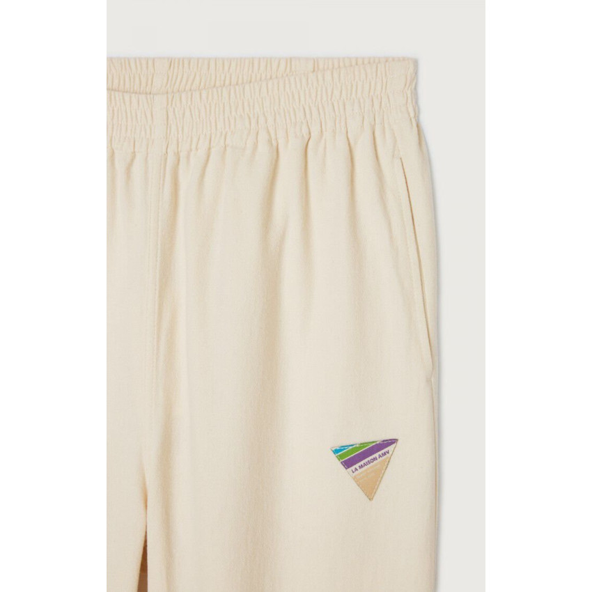 Pantalon Femme American Vintage TIRABAY Beige Cloane Vannes TIR11A