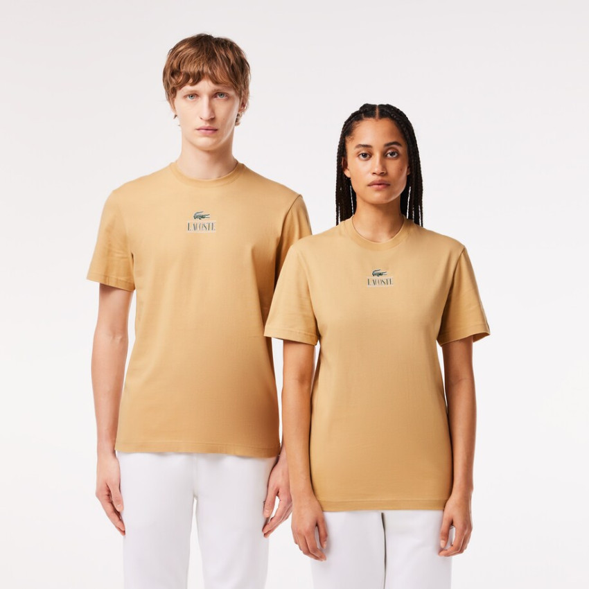 T-shirt Homme Lacoste REGULAR Beige Cloane Vannes TH1147-00