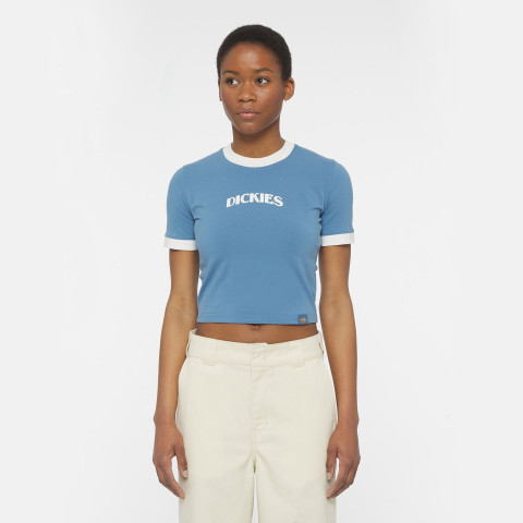 T-Shirt Dickies Femme HERNDON Bleu Cloane Vannes DK0A4YY8
