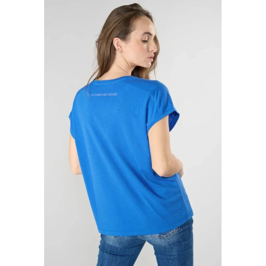 T-Shirt Le Temps des Cerises Femme DIODIS Bleu Cloane Vannes
