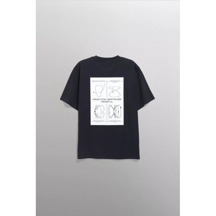 T-Shirt Homme Gertrude EDMOND MIND Noir Cloane Vannes E24EDMONMIND