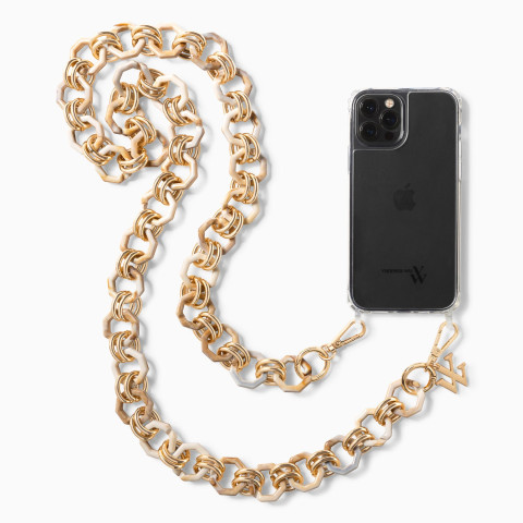 Chaine de Téléphone Vanessa Wu GINA Beige Cloane Vannes