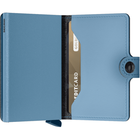 Porte Cartes Secrid MINIWALLET YARD POWDER Bleu Ciel Cloane Vannes