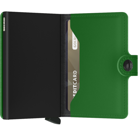 Porte Cartes Secrid MINIWALLET MATTE Vert Cloane Vannes