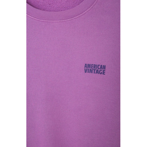 Sweat American Vintage Femme IZUBIRD Violet Cloane Vannes IZU03AH24