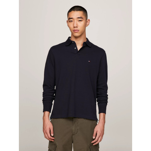 Polo Manches Longues Homme 1985 Bleu Marine ou Noir