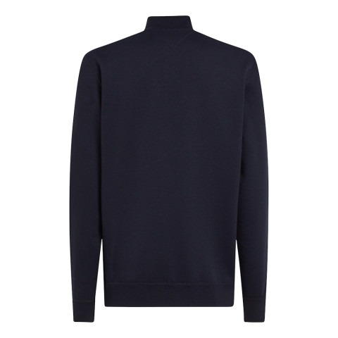 Sweat Demi Zip Homme ESSENTIAL FLEECE Bleu Marine ou Gris