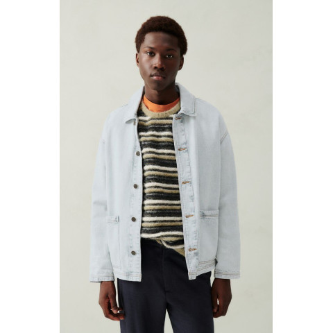 Veste en Jean Homme American Vintage JOYBIRD-B Denim Light Cloane Vannes JOY16I