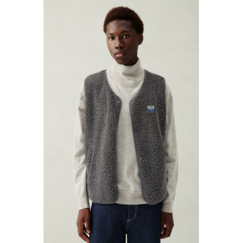 Veste Sans Manches American Vintage Homme HOKTOWN Anthracite Cloane Vannes MHOK16A