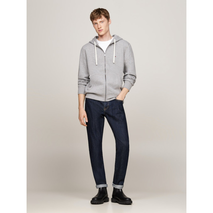 Sweat Zippé Homme Tommy Hilfiger ESSENTIAL FLEECE Gris Cloane Vannes
