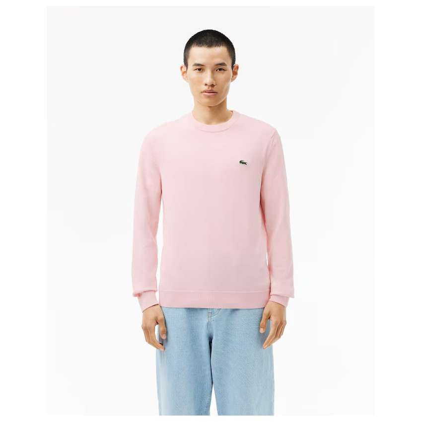Pull Lacoste Homme UNI Rose Cloane Vannes AH1985