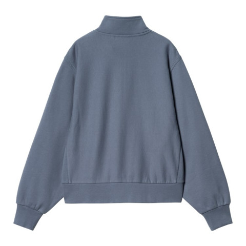 Sweat Femme I033827 Demi Zip AMERICAN SCRIP Bleu Cloane Vannes