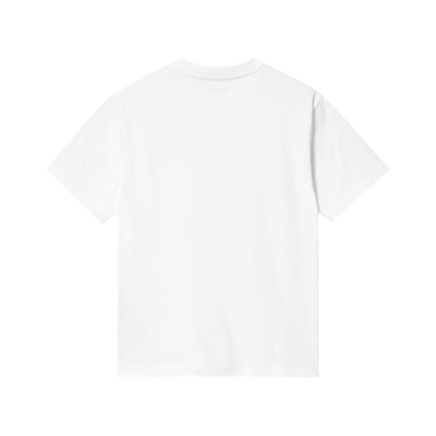 T-Shirt Carhartt Wip Femme CHASE Blanc Cloane Vannes