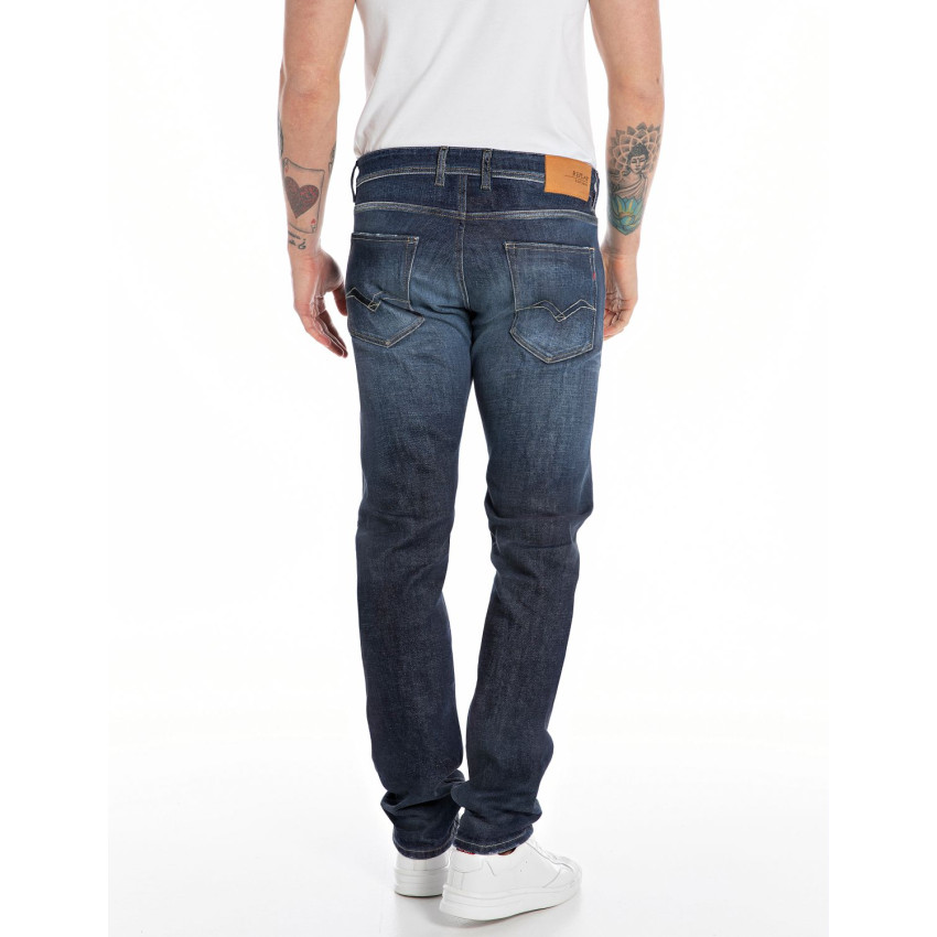 Jean Homme Replay Jeans GROOVER Denim Dark Cloane Vannes MA972 685 702 007