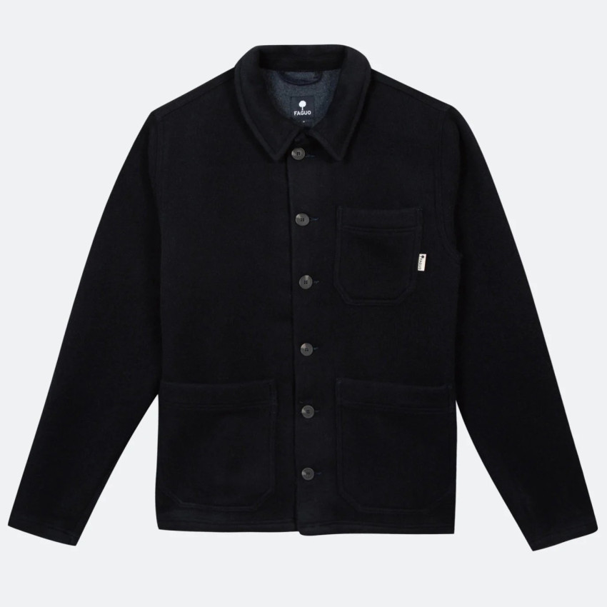 Veste Homme Faguo LORGE Bleu Marine Cloane Vannes F24JA0401 NAV00