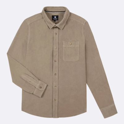 Chemise Côtelé Faguo Homme ONCA Beige Cloane Vannes F23SH0106 BEI01