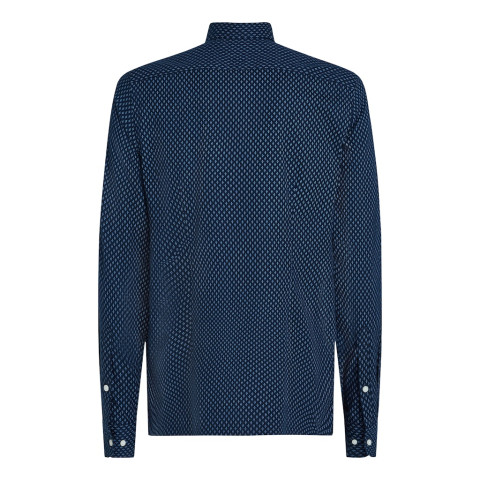 Chemise Homme Tommy Hilfiger BRUSHED Bleu Marine Cloane Vannes MW0MW36846