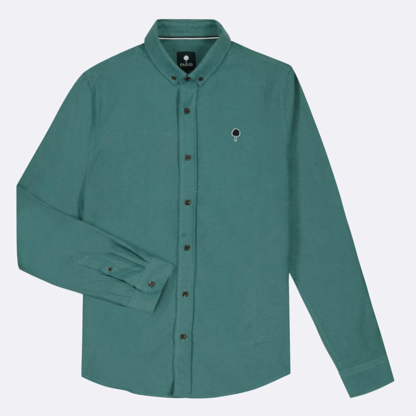 Chemise Faguo Homme IVOY Vert Cloane Vannes