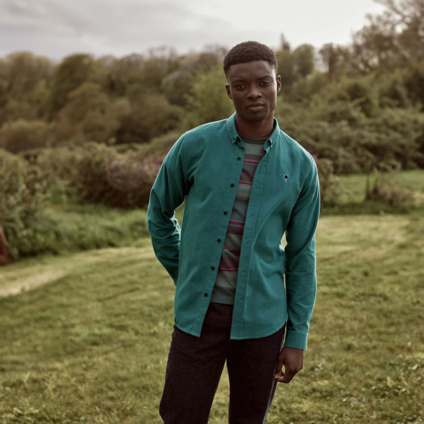 Chemise Faguo Homme IVOY Vert Cloane Vannes