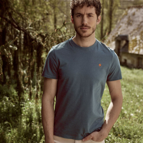 T-Shirt Faguo Homme ARCY Bleu Marine Cloane Vannes