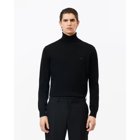 Pull Homme Lacoste COL ROULÉ Noir Cloane Vannes AH1959