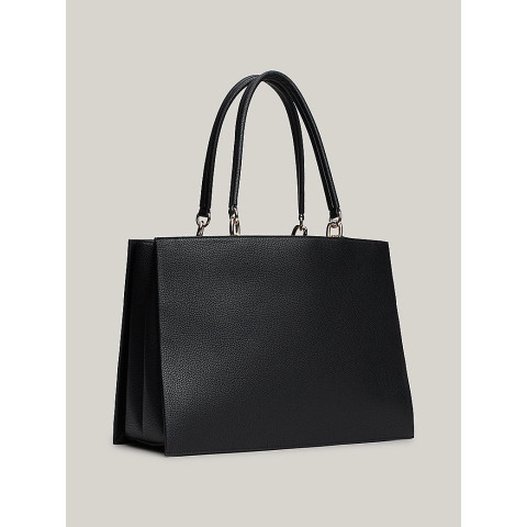 Sac à Main Tommy Hilfiger Femme SATCHEL Noir Cloane Vannes AW0AW17035 BDS