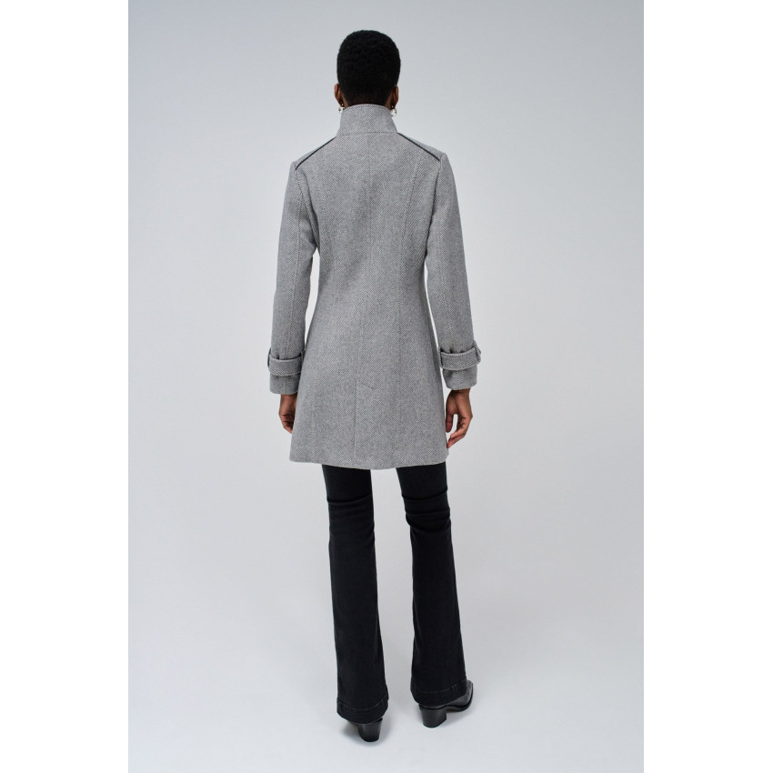 Manteau Salsa Jeans Femme Gris Cloane Vannes 21002955 124