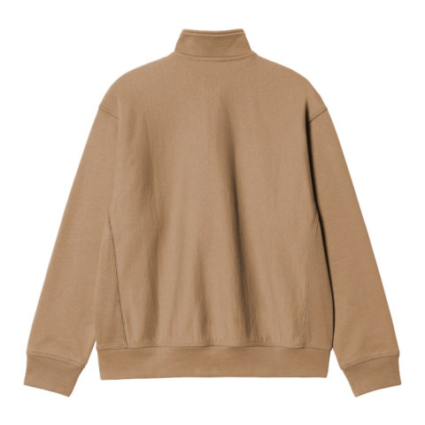 Sweat Demi Zip Homme Carhartt Wip AMERICAN SCRIPT Camel Cloane Vannes I027014