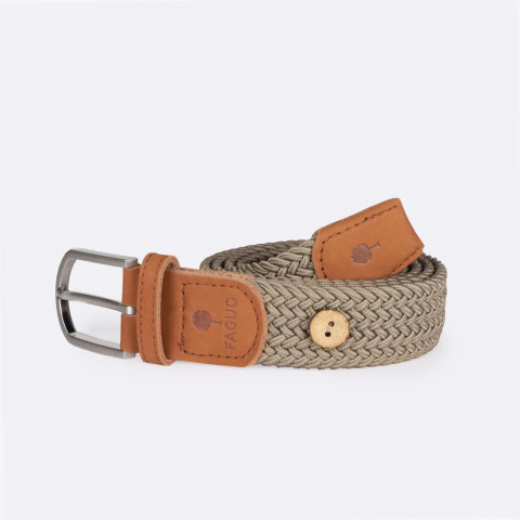 Ceinture Tressée Faguo Homme BELT Beige Cloane Vannes