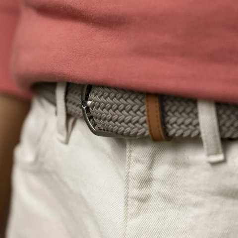 Ceinture Tressée Faguo Homme BELT Beige Cloane Vannes